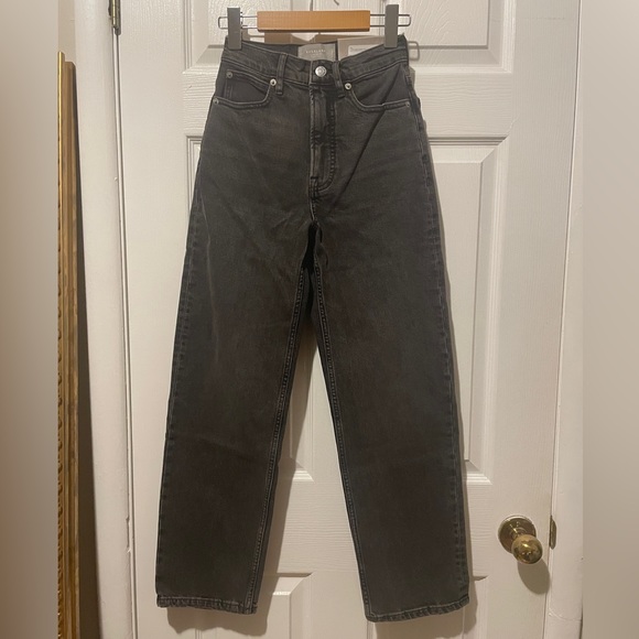 NWT Everlane Way-High Jean in Washed Black - Picture 1 of 5